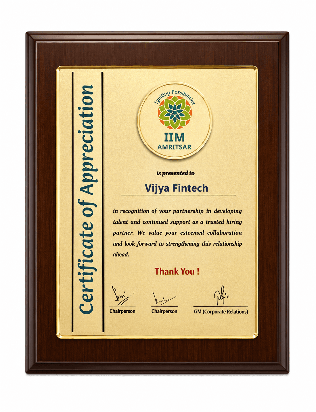 IIM Amritsar Honour MidasxPR & Events